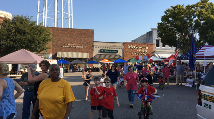 Photo of Heritage Day event-goers in 2016